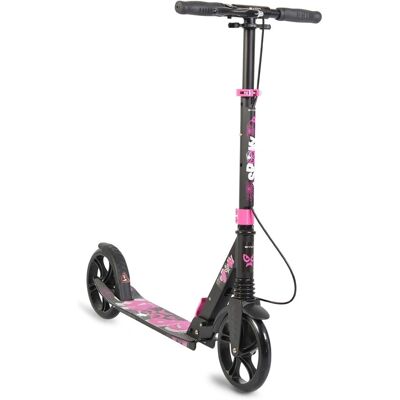 Byox Kinderroller Spooky - Klappbar, Pink, 100kg Max, Stoßdämpfer Byox Kinderroller Spooky - Klappbar, Pink, 100kg Max, Stoßdämpfer