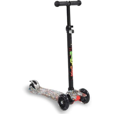 Byox Rapture Kinderroller aus Aluminium - Wassertransferdruck, Leuchtende Räder Byox Rapture Kinderroller aus Aluminium - Wassertransferdruck, Leuchtende Räder