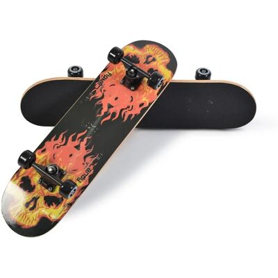 Moni Kids Skateboard Lux 3006 - ABEC-5 Lager, 85A PU Räder, 79x21cm Moni Kids Skateboard Lux 3006 - ABEC-5 Lager, 85A PU Räder, 79x21cm