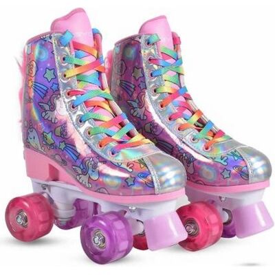 Byox Einhorn Rollschuhe - Verstellbare, Beleuchtete Räder Byox Einhorn Rollschuhe - Verstellbare, Beleuchtete Räder
