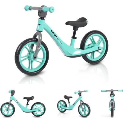 Byox Blau Go On Balance Fahrrad - 12 Zoll, Verstellbarer Sattel, Anti-Rutsch-Griffe - Ab 3 Jahre Byox Blau Go On Balance Fahrrad - 12 Zoll, Verstellbarer Sattel, Anti-Rutsch-Griffe - Ab 3 Jahre