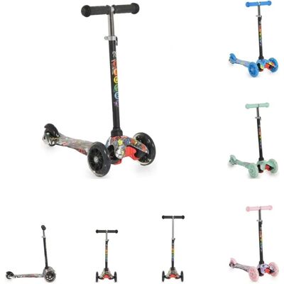 Moni Kinderscooter Fidget - Höhenverstellbar, PU-Räder, Wasser Druck Moni Kinderscooter Fidget - Höhenverstellbar, PU-Räder, Wasser Druck