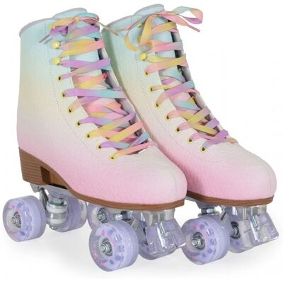 Byox Euphoria ABEC-5 Rollschuhe - Verstellbar, Regenbogen, Glitzerrollen Byox Euphoria ABEC-5 Rollschuhe - Verstellbar, Regenbogen, Glitzerrollen