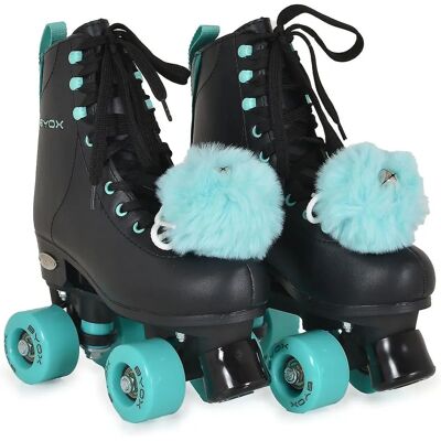 Byox Escape schwarze Rollschuhe - Verstellbare Größe, PU-Rollen, ABEC-5 Lager Byox Escape schwarze Rollschuhe - Verstellbare Größe, PU-Rollen, ABEC-5 Lager