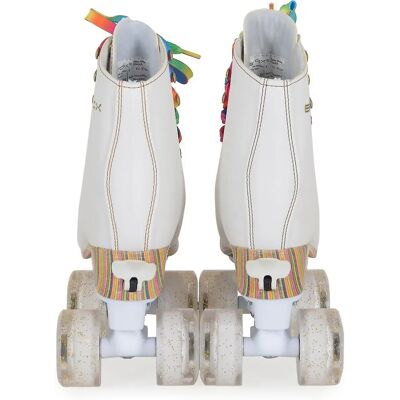 Byox Donna Weiß Rollschuhe - Glitzer PU Räder - ABEC-5 Lager Byox Donna Weiß Rollschuhe - Glitzer PU Räder - ABEC-5 Lager