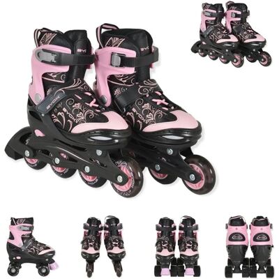 Byox Pink 2-in-1 Inline Skates - Für Kinder ab 3 - Sicherheit & Spaß Byox Pink 2-in-1 Inline Skates - Für Kinder ab 3 - Sicherheit & Spaß