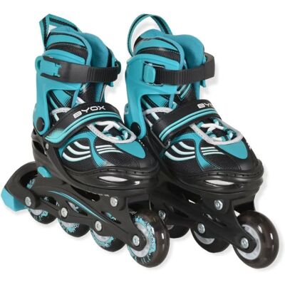 Byox Inline Skates - Blau 2-in-1 verstellbar Byox Inline Skates - Blau 2-in-1 verstellbar