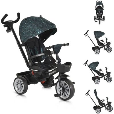 Byox Grüner Space 3-in-1 Dreirad mit Becherhalter, Korb, EVA-Räder Byox Grüner Space 3-in-1 Dreirad mit Becherhalter, Korb, EVA-Räder