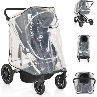 Moni Universeller Kinderwagen-Regenhaube - Belüftungslöcher Moni Universeller Kinderwagen-Regenhaube - Belüftungslöcher
