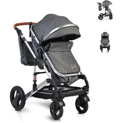 Moni Gala Kinderwagen - Umkehrbarer Sitz, Leicht & Verstellbar Moni Gala Kinderwagen - Umkehrbarer Sitz, Leicht & Verstellbar