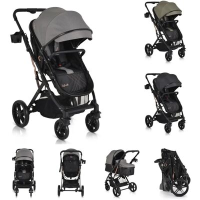 Moni Rafaello 2-in-1 Grau - Kinderwagen Moni Rafaello 2-in-1 Grau - Kinderwagen