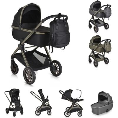 Cangaroo Cangaroo iClick Faltbarer 2-in-1 Kinderwagen - Babywagen & Sportsitz Cangaroo Cangaroo iClick Faltbarer 2-in-1 Kinderwagen - Babywagen & Sportsitz