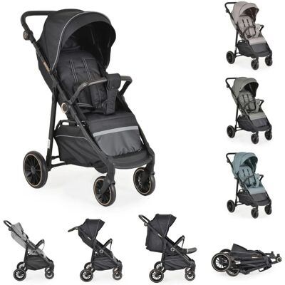 Moni Sommerwagen Schwarz - Kinderbuggy mit EVA-Räder Moni Sommerwagen Schwarz - Kinderbuggy mit EVA-Räder