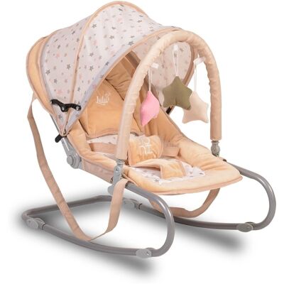 Moni Lulu Babywippe - Verstellbarer Sitz & Spielbogen - Babyprodukt Moni Lulu Babywippe - Verstellbarer Sitz & Spielbogen - Babyprodukt
