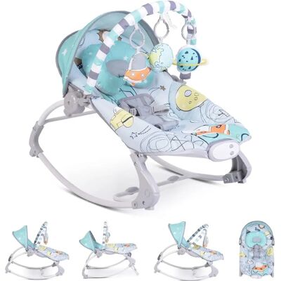 Moni Baby Rocker Space Tour - Grau - Babywippe Moni Baby Rocker Space Tour - Grau - Babywippe