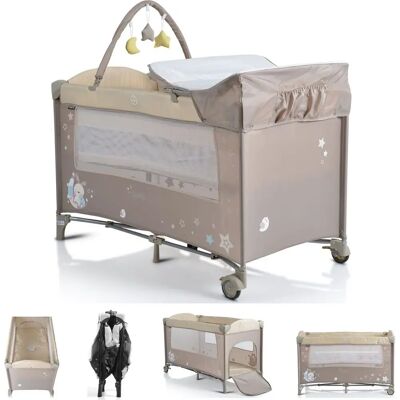 Moni Reisebett Sleepy Rolls - Seiteneingang, Spielbogen, 14kg Max Moni Reisebett Sleepy Rolls - Seiteneingang, Spielbogen, 14kg Max