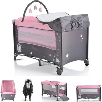 Moni Reisebett Sleepy Rollen - Spielbogen, Seiteneingang - Reisebett Moni Reisebett Sleepy Rollen - Spielbogen, Seiteneingang - Reisebett