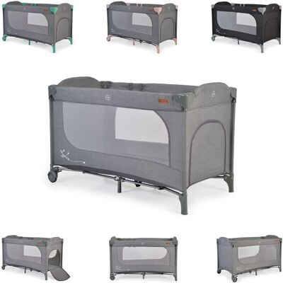 Cangaroo Skyglow Reisebett - Grau - Laufstall & Bett Cangaroo Skyglow Reisebett - Grau - Laufstall & Bett