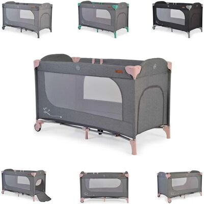 Cangaroo Skyglow Reisebett - Pink - Kompaktes Babybett mit Rädern Cangaroo Skyglow Reisebett - Pink - Kompaktes Babybett mit Rädern