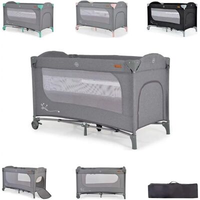 Cangaroo Reisebett Skyglow 2 Ebenen Räder Matratze Seiteneingang Tasche Bremsen - Reisebett Cangaroo Reisebett Skyglow 2 Ebenen Räder Matratze Seiteneingang Tasche Bremsen - Reisebett