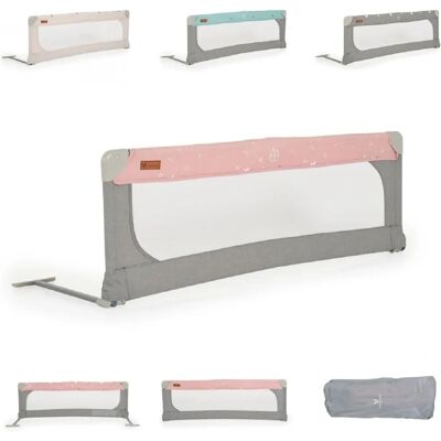 Cangaroo Bettgitter Leinen 130 cm Klappbar Pink - Bettschutz Cangaroo Bettgitter Leinen 130 cm Klappbar Pink - Bettschutz