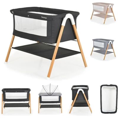 Moni Kalinihta Beistellbett - Matratze, Moskitonetz, Holzprint Moni Kalinihta Beistellbett - Matratze, Moskitonetz, Holzprint
