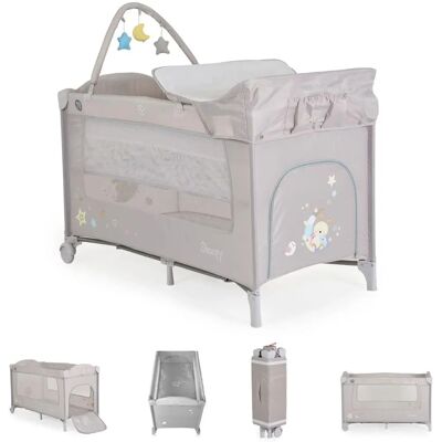 Moni Reisebett Sleepy Rollen - Spielbogen, Reißverschluss seitlicher Eingang Moni Reisebett Sleepy Rollen - Spielbogen, Reißverschluss seitlicher Eingang