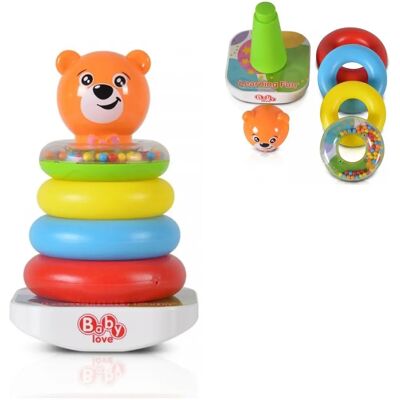Moni Bunte Bär- und Ringe-StapelTurm - Stapelturm Moni Bunte Bär- und Ringe-StapelTurm - Stapelturm