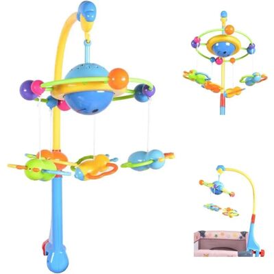 Moni TL016 Musikmobile - Drehbares Mobile, Spielzeug, Licht & Musik Moni TL016 Musikmobile - Drehbares Mobile, Spielzeug, Licht & Musik