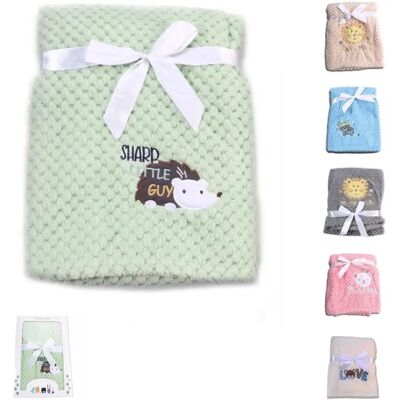 Cangaroo Freya Babydecke - Weiche Fleece 80x110cm - Grün Cangaroo Freya Babydecke - Weiche Fleece 80x110cm - Grün