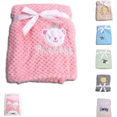Cangaroo Freya Babydecke - 80x110cm Fleece Rosa Cangaroo Freya Babydecke - 80x110cm Fleece Rosa