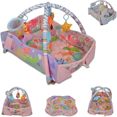 Moni Spielcenter 2 in 1 Oase - Krabbeldecke & Spielball Moni Spielcenter 2 in 1 Oase - Krabbeldecke & Spielball