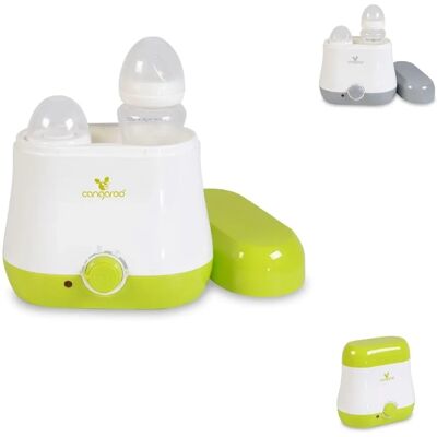 Cangaroo BabyDuo Flaschenwärmer - Für 2 Flaschen, Sterilisiert kleine Teile Cangaroo BabyDuo Flaschenwärmer - Für 2 Flaschen, Sterilisiert kleine Teile
