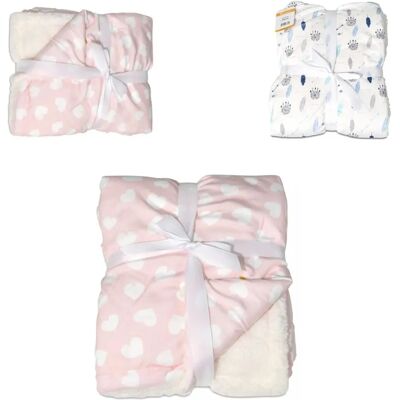 Cangaroo Babydecke Shaggy - Weich ab Geburt, 105x75cm Cangaroo Babydecke Shaggy - Weich ab Geburt, 105x75cm