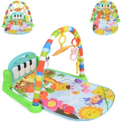 Moni Baby-Spielcenter Dschungel Gym - Spielmatte mit Musikknöpfen Moni Baby-Spielcenter Dschungel Gym - Spielmatte mit Musikknöpfen