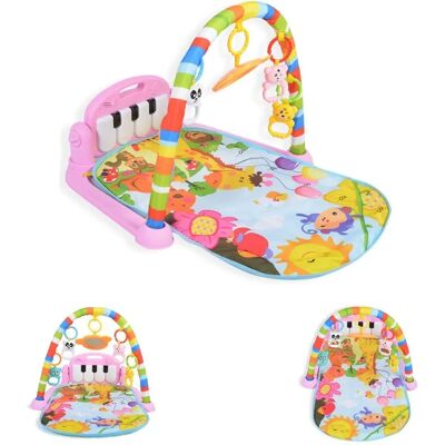 Moni Baby Spielbogen mit Klavier & Hängespielzeugen - Baby Spielbogen 6 Monate+ Moni Baby Spielbogen mit Klavier & Hängespielzeugen - Baby Spielbogen 6 Monate+