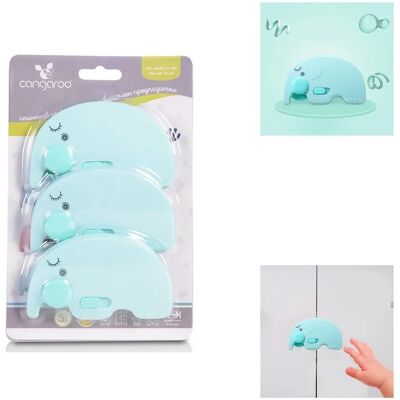 Cangaroo Henry Kindersicherung - Türkis - Möbel Sicherheitsschloss 3er Set Cangaroo Henry Kindersicherung - Türkis - Möbel Sicherheitsschloss 3er Set