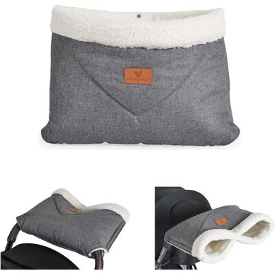Cangaroo Luxe Handmuff - Kinderwagen-Handwärmer - Grau Cangaroo Luxe Handmuff - Kinderwagen-Handwärmer - Grau