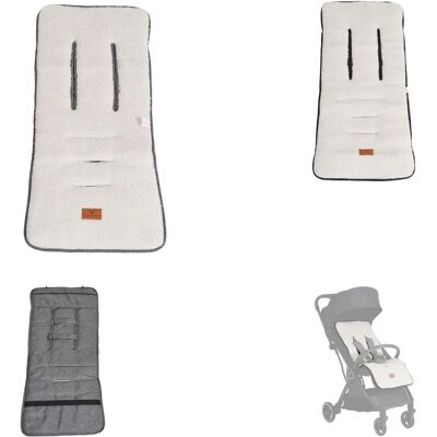 Cangaroo Luxe Universale Sitzauflage Hoher Sitzkomfort - Kinderwagen Sitzkissen Cangaroo Luxe Universale Sitzauflage Hoher Sitzkomfort - Kinderwagen Sitzkissen