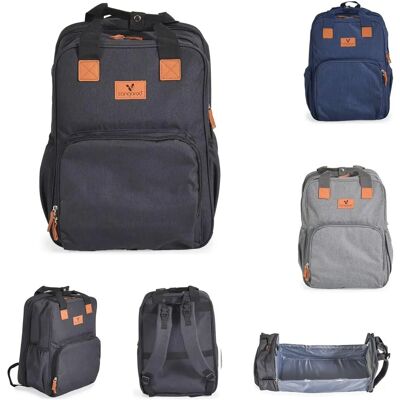 Cangaroo Kinderwagentasche Liana 2 in 1 - Schwarz Cangaroo Kinderwagentasche Liana 2 in 1 - Schwarz