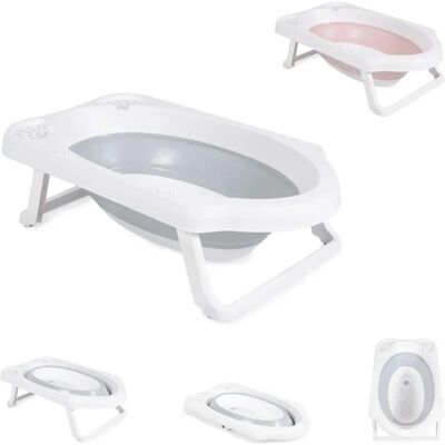 Cangaroo faltbare Babybadewanne Maui - Wasserablauf, Stauraum - Grau Cangaroo faltbare Babybadewanne Maui - Wasserablauf, Stauraum - Grau