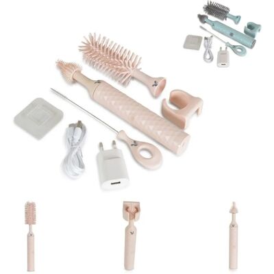 Cangaroo Elektrisches Flaschenbürstenset - 2-in-1 Rosa Cangaroo Elektrisches Flaschenbürstenset - 2-in-1 Rosa