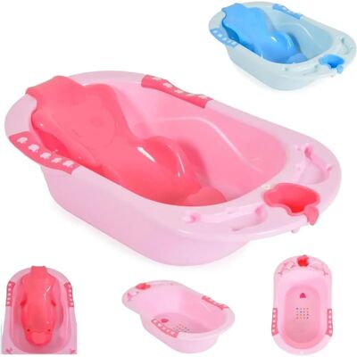 Cangaroo Larissa Babybadewanne - Pink - 89cm mit herausnehmbarem Sitz Cangaroo Larissa Babybadewanne - Pink - 89cm mit herausnehmbarem Sitz