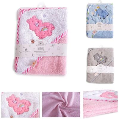 Cangaroo Baby-Kapuzenhandtuch Manny - Baumwolle Rosa - Babyhandtuch Cangaroo Baby-Kapuzenhandtuch Manny - Baumwolle Rosa - Babyhandtuch