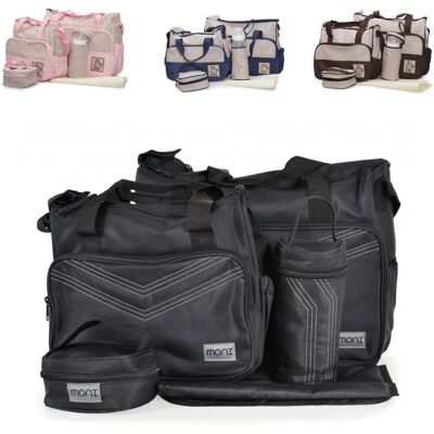 Moni Wickeltaschen-Set Stella mit Wickelunterlage & Isoliertasche Moni Wickeltaschen-Set Stella mit Wickelunterlage & Isoliertasche