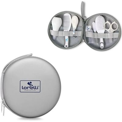 Lorelli Baby Hygiene Set - Reiseetui 8-tlg. - Grau Lorelli Baby Hygiene Set - Reiseetui 8-tlg. - Grau