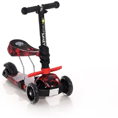 Lorelli Rot-Schwarz 2-in-1 Kinder Scooter Balance Bike Lorelli Rot-Schwarz 2-in-1 Kinder Scooter Balance Bike