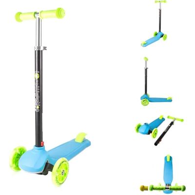 Lorelli Yuppee Kinderscooter - Blau, Höhenverstellbar, 3 PU-Räder Lorelli Yuppee Kinderscooter - Blau, Höhenverstellbar, 3 PU-Räder