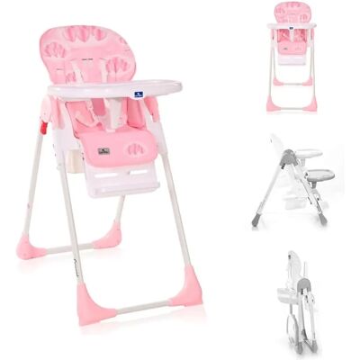 Lorelli Cryspi Rote Kinderhochstuhl - Verstellbar, Klappbar, 5-Punkt-Gurt Lorelli Cryspi Rote Kinderhochstuhl - Verstellbar, Klappbar, 5-Punkt-Gurt