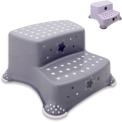 Lorelli Kinderbadhocker Zwei-Stufen-Grey Lorelli Kinderbadhocker Zwei-Stufen-Grey